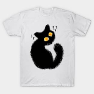 Questioning Cat MS paint T-Shirt